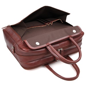 Maletín de Cuero Genuino para Hombre de la Marca J.M.D con Garantía de Calidad, Color Marrón, para Portátil de <span class=keywords><strong>15</strong></span> <span class=keywords><strong>Pulgadas</strong></span> - Product Image 4
