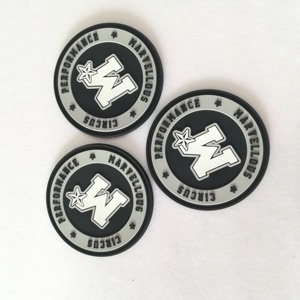 Chất Lượng Tốt Nhất Tùy Chỉnh PVC Dập Nổi Thương Hiệu Cao Su Mềm Vá Cho Quần Áo - Product Image 2