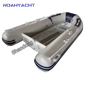 pvc or hypalon tube aluminum hull rib inflatable fishing boat