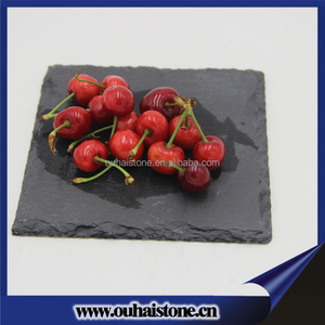 Bán Buôn Không Thấm Nước Tự Nhiên Màu Đen Đá Đồ Ăn Khay Slate Món Tráng Miệng Hội Đồng Quản Trị Susi Tấm - Product Image 5