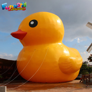 เป็ดยางเป่าลมยักษ์แบบกำหนดเอง รูปการ์ตูนน่ารัก สีเหลือง สำหรับโฆษณา - Product Image 2