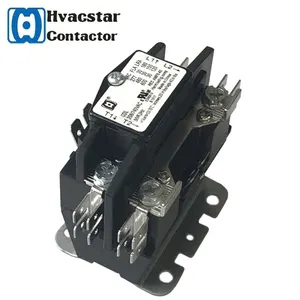 2024 CUL Certified HVAC Definite Purpose Brand Magnetic 1 Poles Electronic Type AC Contactor 1P 20Amp 24-277v air conditioning