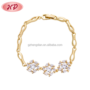 Bijou plaqué or 18K pour mariage, bijou brésilien en zircon, noble, pour filles, vente en gros, nouvelle collection - Product Image 2
