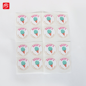 Nhà Cung Cấp Trung Quốc Nhãn Dính Riêng Tùy Chỉnh <span class=keywords><strong>Ice</strong></span> <span class=keywords><strong>Cream</strong></span> Nhãn Thực Phẩm Die Cut Flat Sheet Stickers - Product Image 3