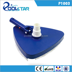 Tête d'<span class=keywords><strong>aspirateur</strong></span> <span class=keywords><strong>triangulaire</strong></span> pour piscine avec brosse latérale, nettoyeur manuel en plastique lesté pour piscines enterrées et hors sol - Product Image 4