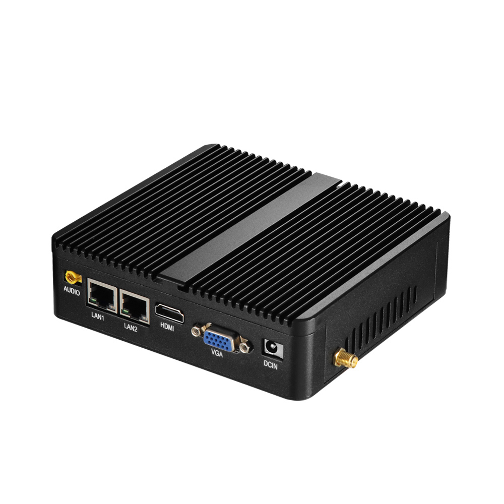 XCY Mini PC Celeron J1900 Mini Ordinateur De Bureau Sans Ventilateur mini pc 12 v Client Léger 1920*1080 Windows10