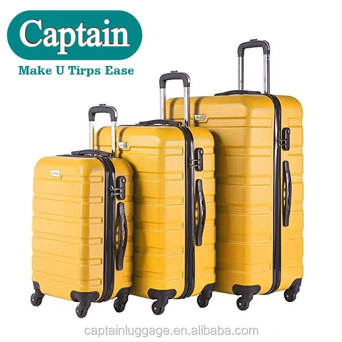 Лидер продаж, чемодан на колесиках из АБС-пластика, 3 шт., набор чемоданов для путешествий на заказ