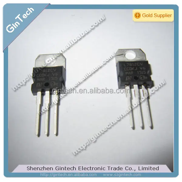 Positive voltage regulator ICs 7812 L7812CV L7812 LM7812 TO220