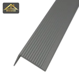 Foshan FSF Factory Aluminium Step Stair Treads Anti-skid Anti- Slip Aluminium Carborundum Brass Stair Nosing