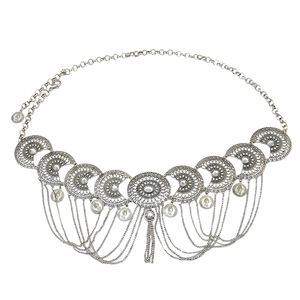 Bijoux de corps bohèmes, pendentif en forme de pièce de monnaie en argent antique, chaîne longue pendante, rétro, danse, été, plage, ceinture de <span class=keywords><strong>ventre</strong></span>, chaîne de taille pour femmes - Product Image 3