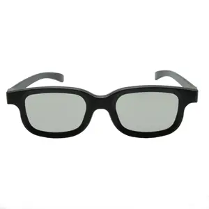 Promotional Theater Style Folding Circular Polarized 3D Plastic Glasses for Adults and Kids