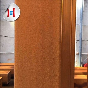 Placa de revestimiento de fachada de acero <span class=keywords><strong>Corten</strong></span> A588, hoja de acero <span class=keywords><strong>Corten</strong></span> de 3mm - Product Image 6
