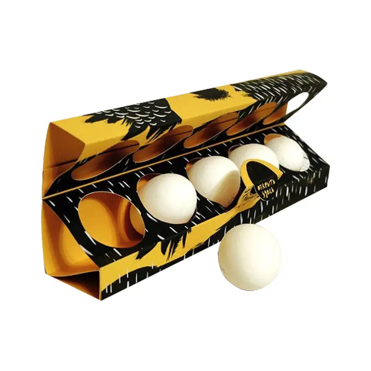 Ecológico de papel personalizado caixa de ovo/caixa de embalagem de ovos de papelão de papel/caixa de embalagem do ovo com punho