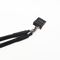Kustom 2-in-1 28awg/1p 24awg/2c AWM vw-1 gaya 2725 jalinan ekstensi USB kabel HD-MI perakitan