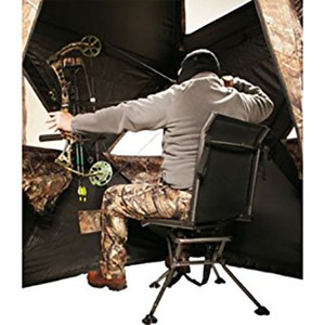 Chaise pivotante à tissu maille 360, chaise de chasse - Product Image 3