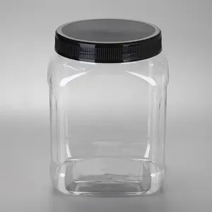 2l pet plastic jar canister With Candy Container CN GUA PET CANDY SCREW CAP fukang plastic l pet f 2040a 2l food packing