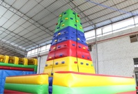 Tour d'escalade gonflable, mur d'escalade gonflable pour enfants montagne pour le sport