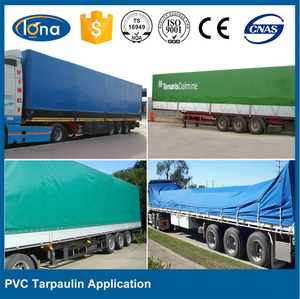 Fábrica de lona de PVC de 550G al por mayor, LONA DE PVC brillante/mate colorida de Bache/Tela de tienda utilizada <span class=keywords><strong>para</strong></span> cubiertas de camiones, tiendas de campaña - Product Image 4