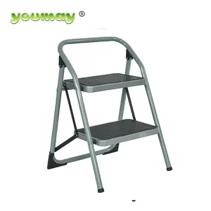 EN14183 Good Quality Step Stool 24cm Height Folding Step Steel Ladder