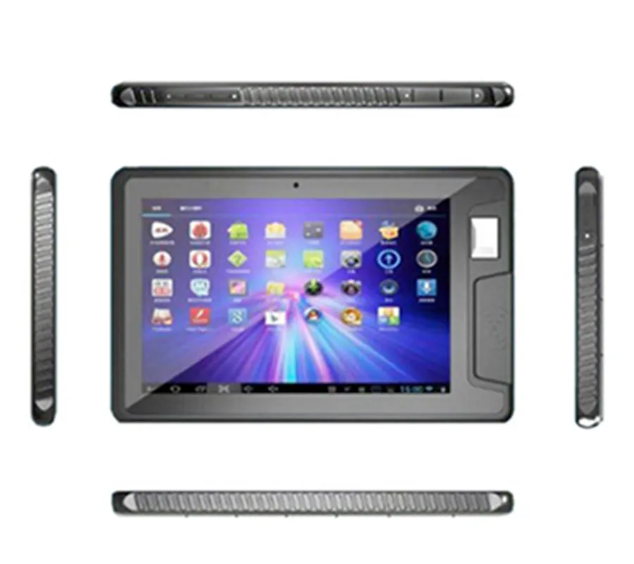 Impermeabile tablet pc ip67 10 pollice android prova di scossa caso tablet macchina collettore di polveri progetto Android 7.0 con la parte anteriore nfc leggere