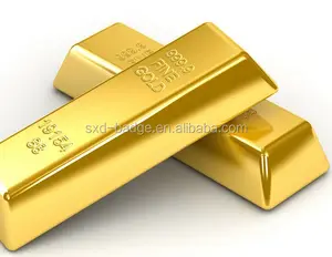 1oz tungsten dolgulu altın çubuklar 24k saf kalın altın kaplama