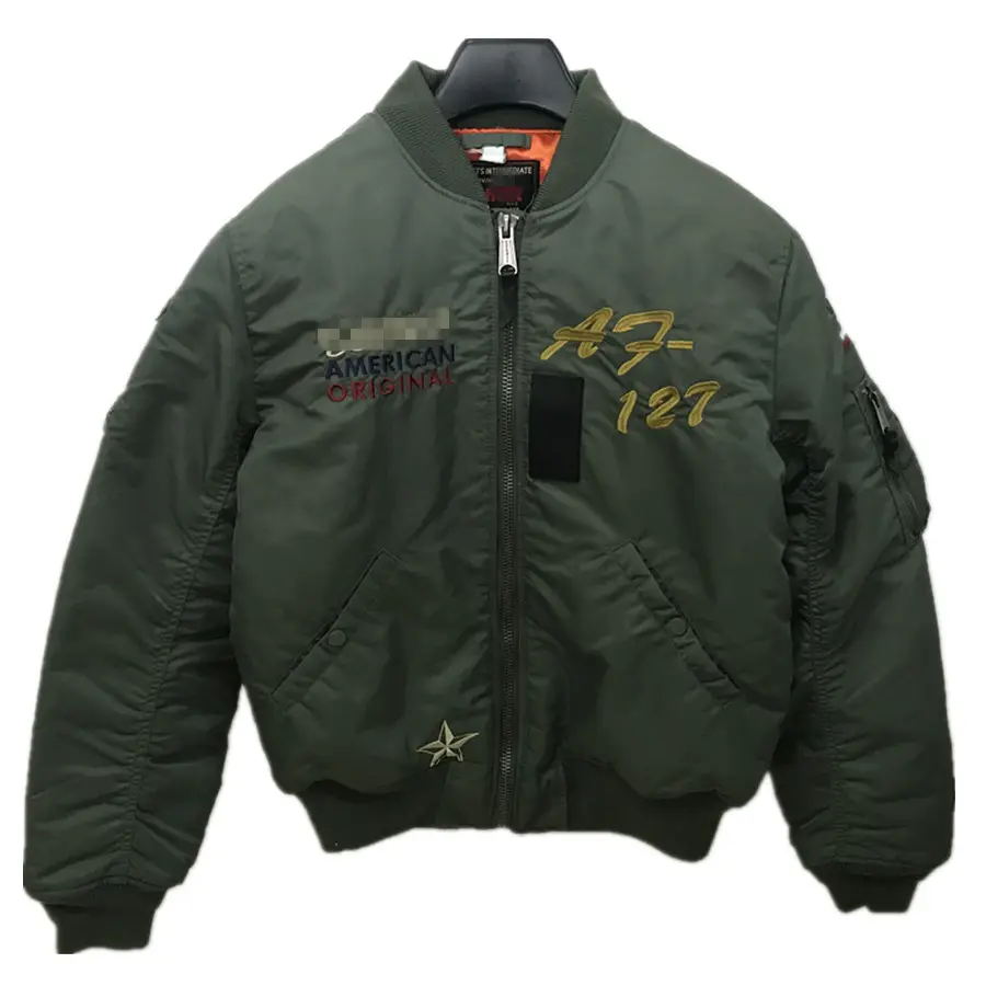 man fashion high quality classic style ma-1 flight jacket