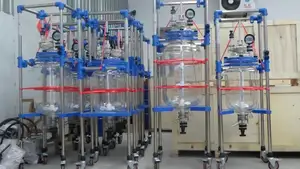 Preço do tureactor de vidro do laboratório borosilicato 10l