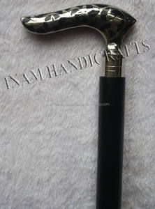 Bâtons de marche et cannes en bois faits à la main de qualité supérieure avec poignée en laiton - Product Image 4