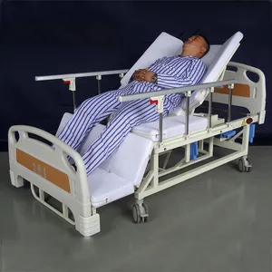 בית טיפול מטופל ידני עגלה 3 ארכובות זול חולים מיטה