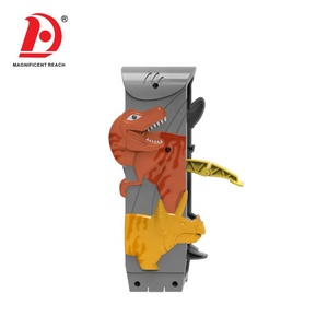 هوادا oy ° عربة قطار سرعة القرش تأثير أشيب مشهد صغير طرد مداري لعبة سيارة - Product Image 4