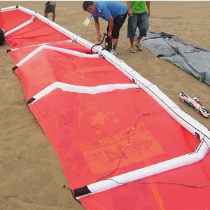 Kite treinador voador profissional da china surf kite com barra de controle