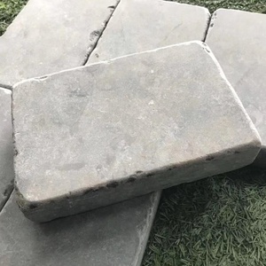 Carrelage extérieur moderne en pierre calcaire bleue polie à coins arrondis <span class=keywords><strong>CARIA</strong></span>, épaisseur 18 mm - Product Image 6