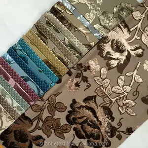 Turkish Jacquard Velvet Cheap Price Embroidery Textile Fabric