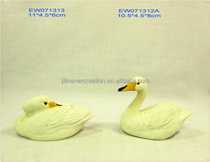 Декоративная резная деревянная фигурка лебедя, деревянный Лебедь ручной работы - Product Image 4