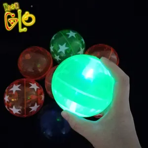 China Factory New Design Flashing Light Up Bouncy Ball