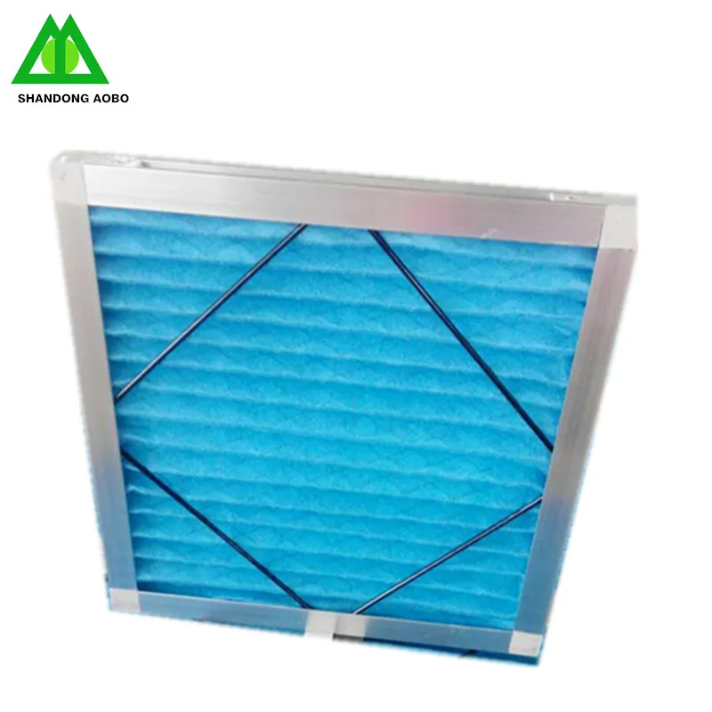 Manufacturers most competitive air flow G4 pleated filter with high quality