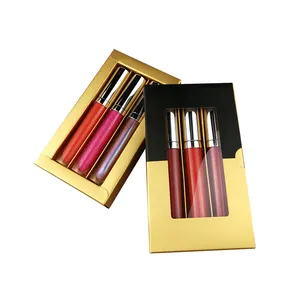 Tùy Chỉnh Nhãn Hiệu Riêng Không Thấm Nước 15 Màu Có Sẵn Trang Điểm Lip Gloss Set