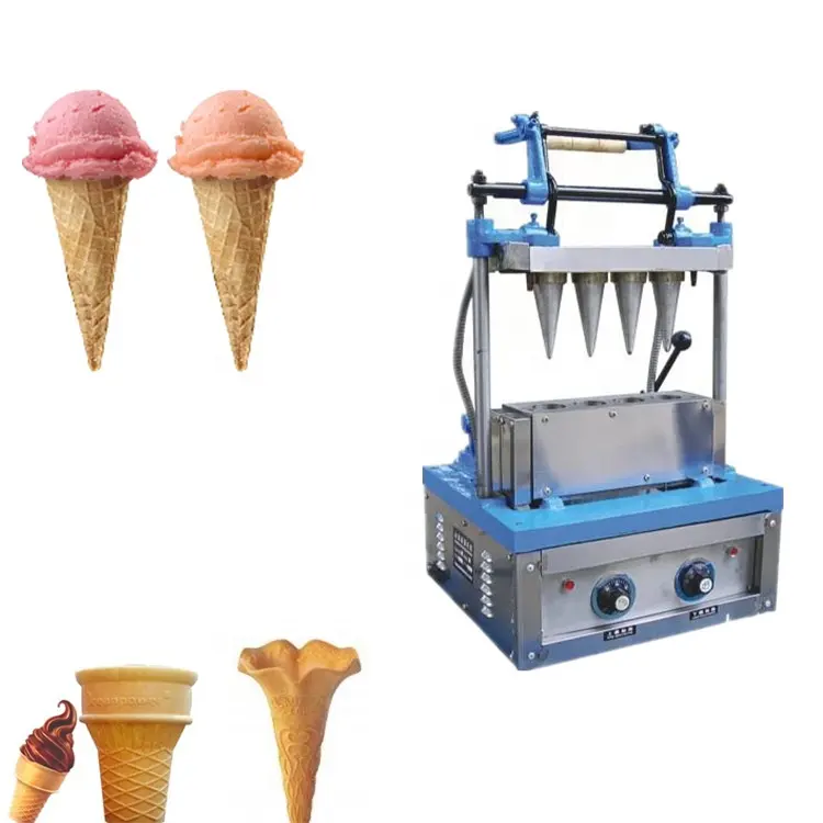 Ice cream cone de papel automático dá forma à máquina/cone que faz a máquina para o creme de gelo/Ice cream cone inchado milho fabricante de vara