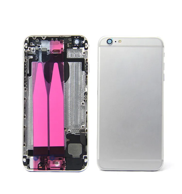 Refurbish parts body housing for iphone 6 matte black housing battery cover good quality