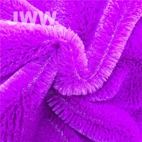 Tissu peluche pv 100% polyester, pour les jouets, les vêtements, les produits de bébés, les vêtements, les casquettes, textile domestique, nouvelle collection