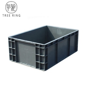 46 Litre Large Euro box Warehouse Container Stackable Plastic Turnover Storage Boxes For Supermarket