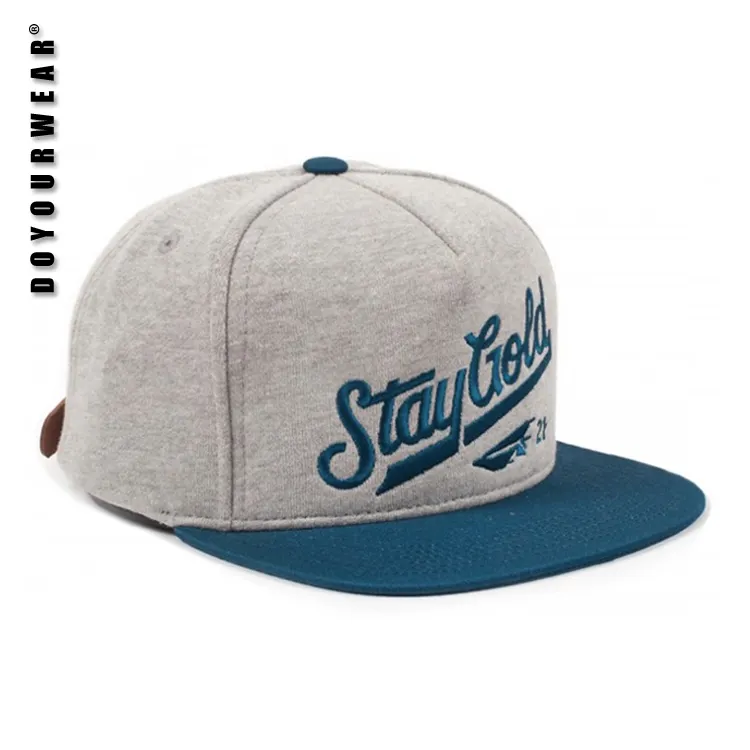 Fashion New design Leather closure Structured/Unstructured Sports caps Snap back hat with Embroidery customize logo