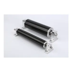 Large Diameter Carbon Fiber Tube With Aluminum alloy For Machine Shaft