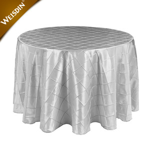 Factory Direct Price Polyester <strong>Tablecloths</strong> Colorful Round Table Cloth Wedding Durable Fabric Table Cover - Product Image 2