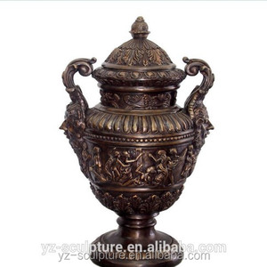 Latón/bronce flor olla para la decoración del jardín - Product Image 4
