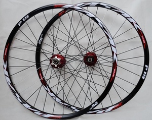 26 ''29" 27.5 "32 delik disk fren dağ bisikleti jantlar altı delikli merkez kilit MTB bisiklet tekerlekleri ön 2 arka 4 mühürlü rulmanlar