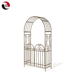 Toptan kahverengi açık bahçe veranda Metal kemer kapısı - Product Image 1