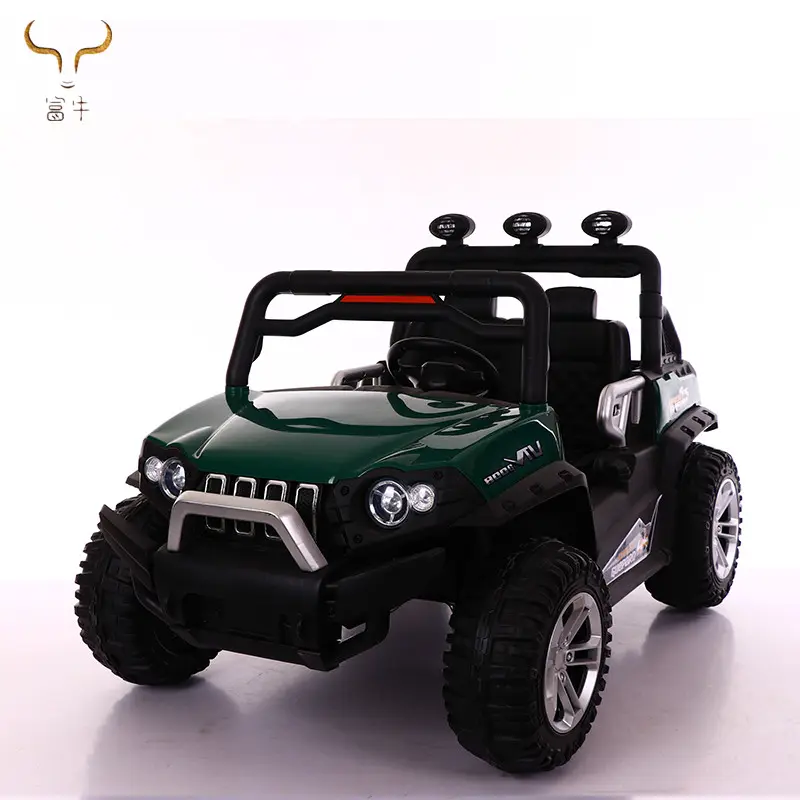 New model truck 24v 4motor 2 Seater ride on car Leather Seat children electric toy car cool light and independent swing