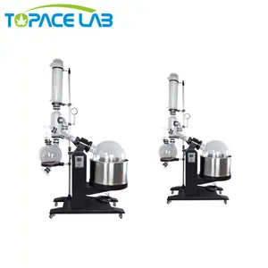 Evaporador elétrico Topacelab 2-50L para laboratório, motor com núcleo de garrafa rotativa, novo rotativo, destilação 20L 5L