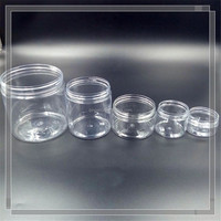 Pot Rond en Plastique PET Transparent le Plus Populaire, de 1 oz, 2 oz, 3 oz, 4 oz, 8 oz, Contenant Alimentaire